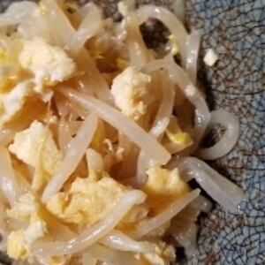 もやしと錦糸卵の酢の物